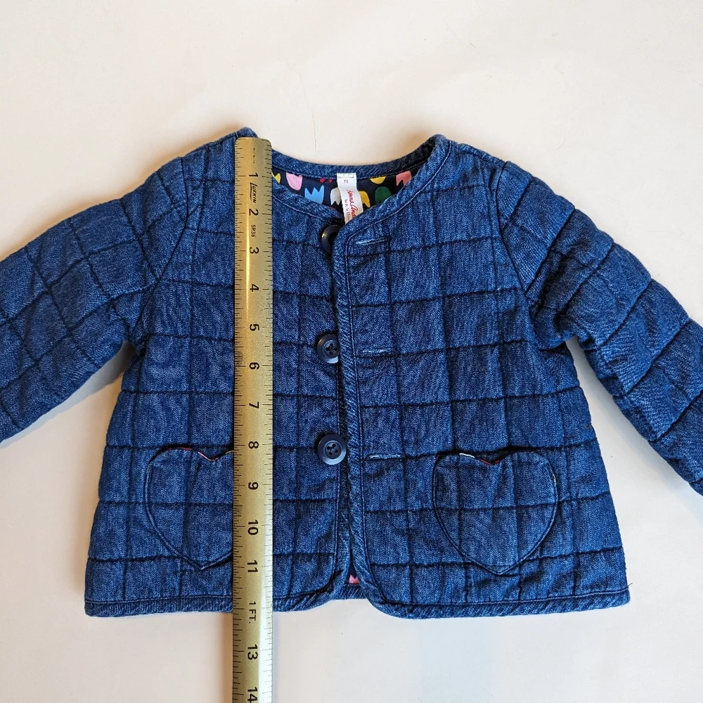 Hanna Andersson Denim Quilted Lined Heart Midweight Jacket for Baby - Picture 9 of 10